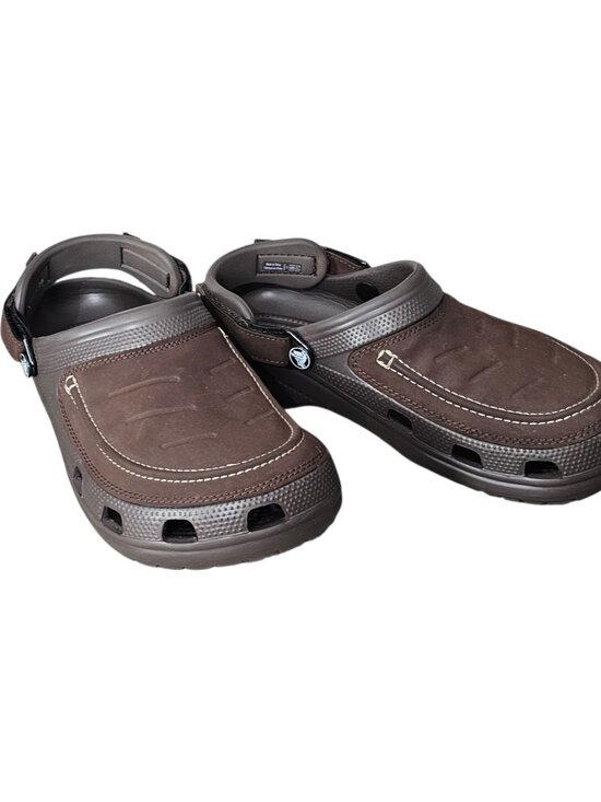 Crocs Men\'s Classic Yukon Vista II LiteRide Clogs Slip on Shoe Brown Size 8 main image 6